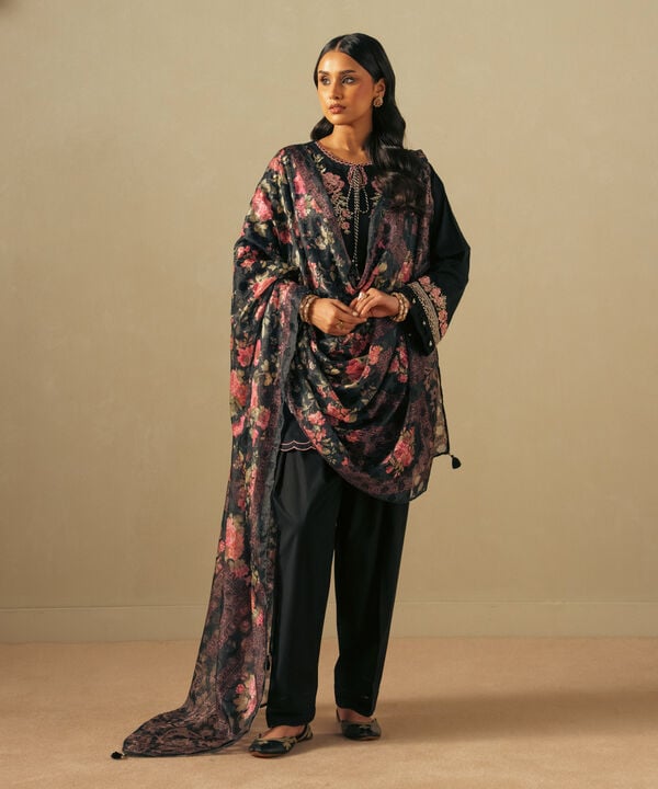 Embroidered Jacquard Shirt