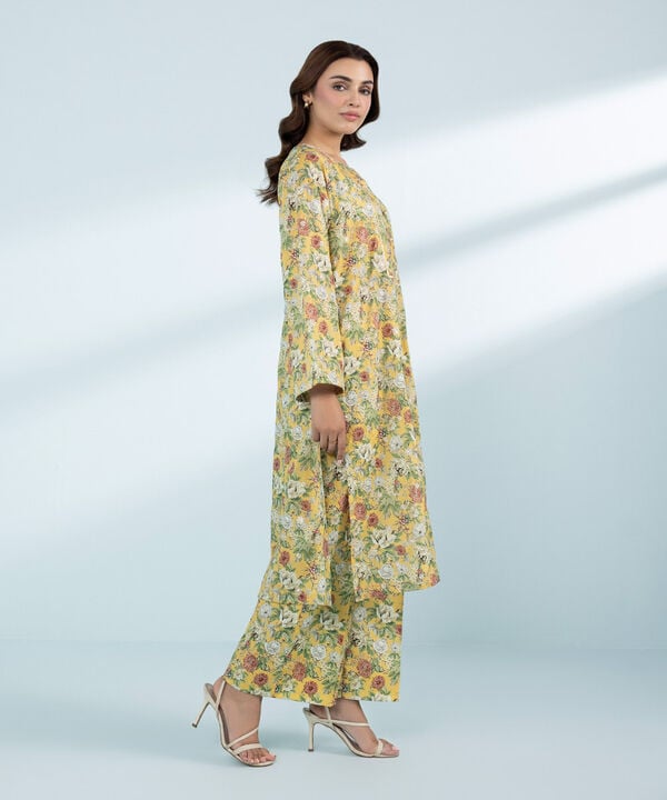 2 Piece - Embroidered Lawn Suit (Stitched)