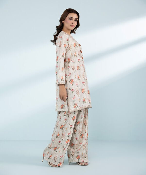 2 Piece - Embroidered Lawn Suit (Stitched)