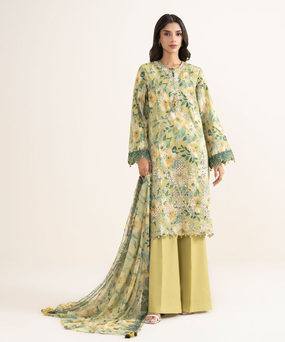 3 Piece - Embroidered Lawn Suit