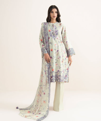 3 Piece - Embroidered Lawn Suit