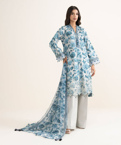 3 Piece - Embroidered Lawn Suit