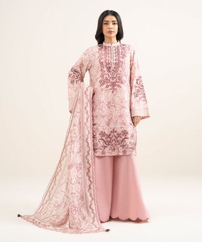 3 Piece - Embroidered Lawn Suit
