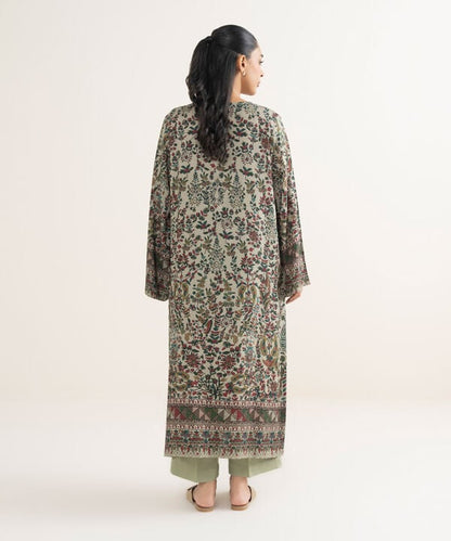 2 Piece - Printed Linen Suit