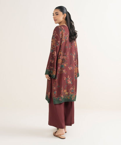 2 Piece - Printed Linen Suit