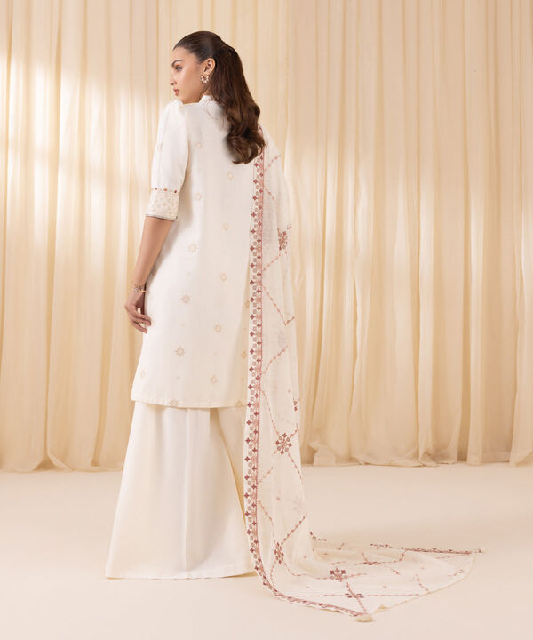 3 Piece - Embroidered Karandi Suit