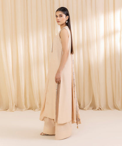 3 Piece - Embroidered Karandi Suit