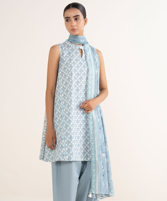 3 Piece - Printed Lawn Suit