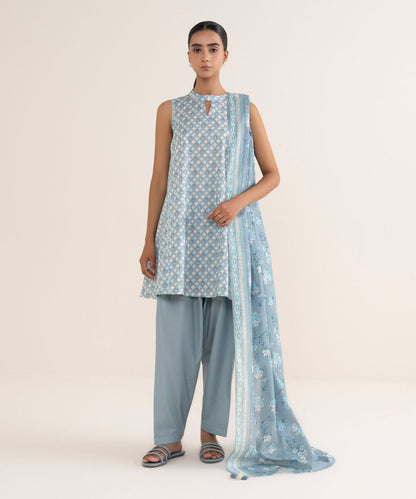 3 Piece - Printed Lawn Suit