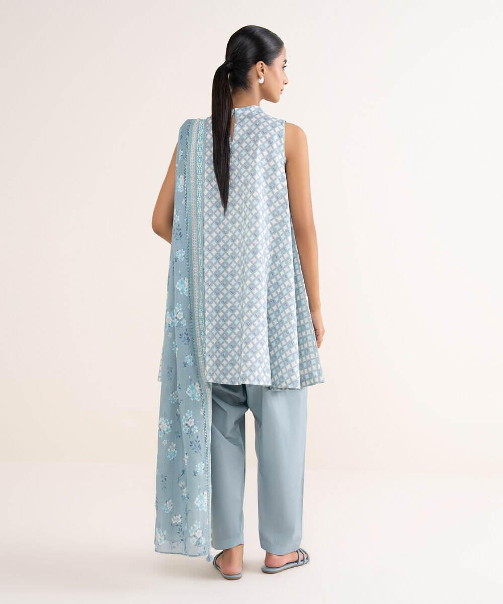 3 Piece - Printed Lawn Suit