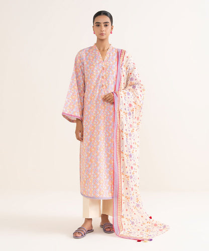 3 Piece - Printed Lawn Suit