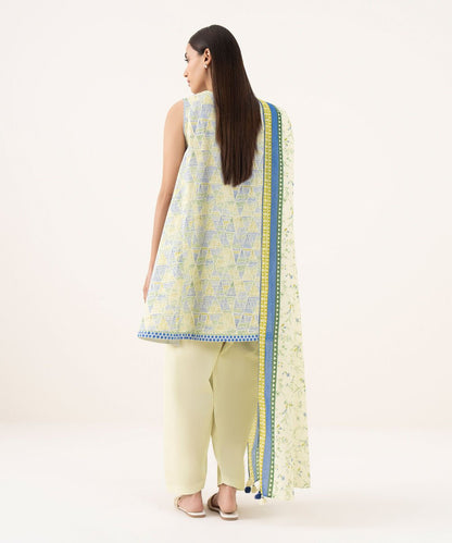 3 Piece - Printed Lawn Suit
