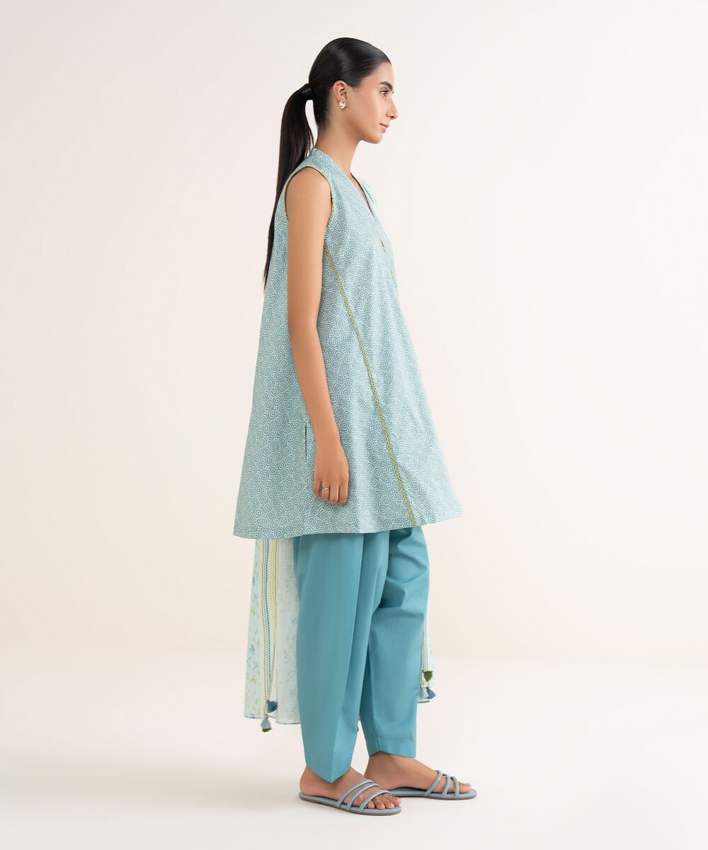 3 Piece - Printed Lawn Suit