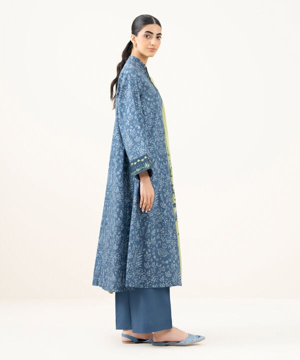 3 Piece - Printed Dobby Suit