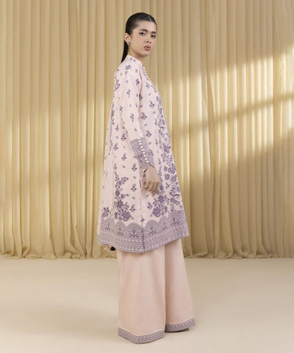 3 Piece - Jacquard Suit (Unstitched)