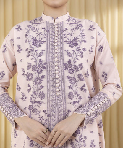 3 Piece - Jacquard Suit (Unstitched)