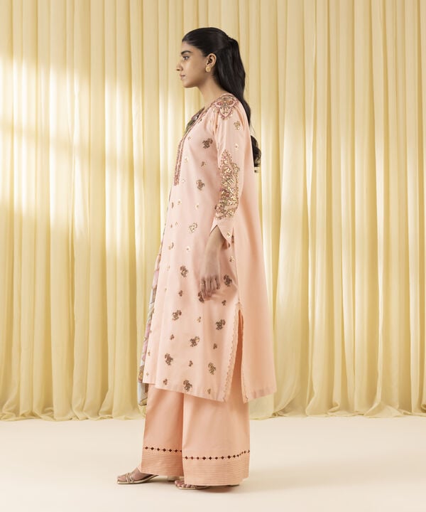 3 Piece - Embroidered Lawn Suit (Unstitched)