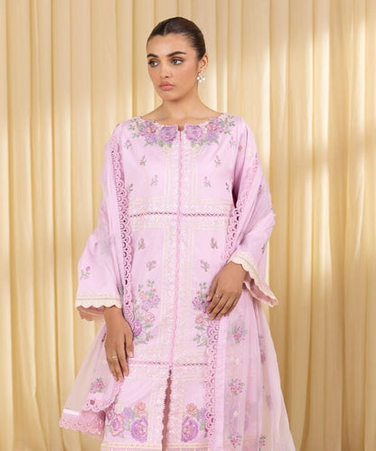 3 Piece - Embroidered Lawn Suit (Unstitched)