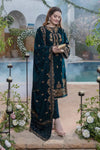 VELVET 3PC EMBROIDERED WITH VELVET EMBROIDERED DUPATTA-MB1060