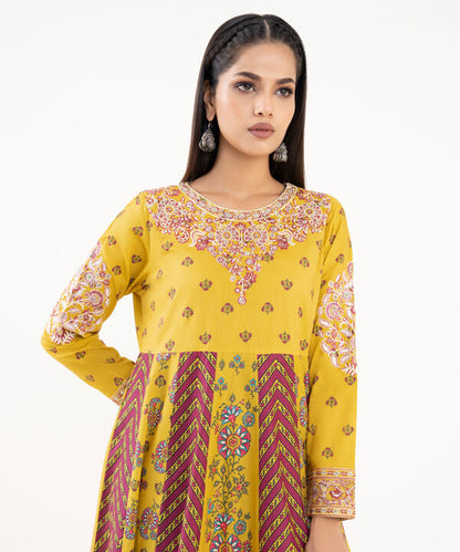 Embroidered Lawn Viscose Pishwas