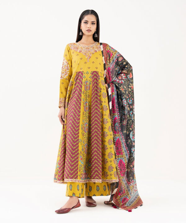 Embroidered Lawn Viscose Pishwas