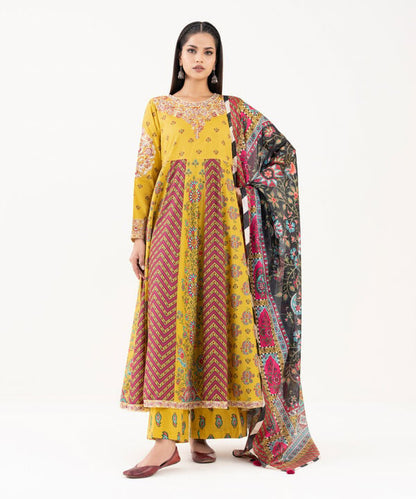 Embroidered Lawn Viscose Pishwas