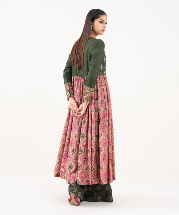 Embroidered Lawn Viscose Pishwas