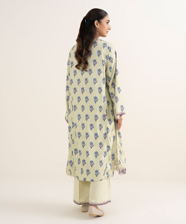 Embroidered Herringbone Shirt