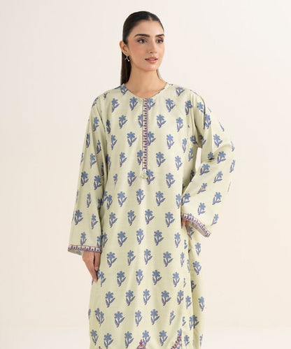 Embroidered Herringbone Shirt