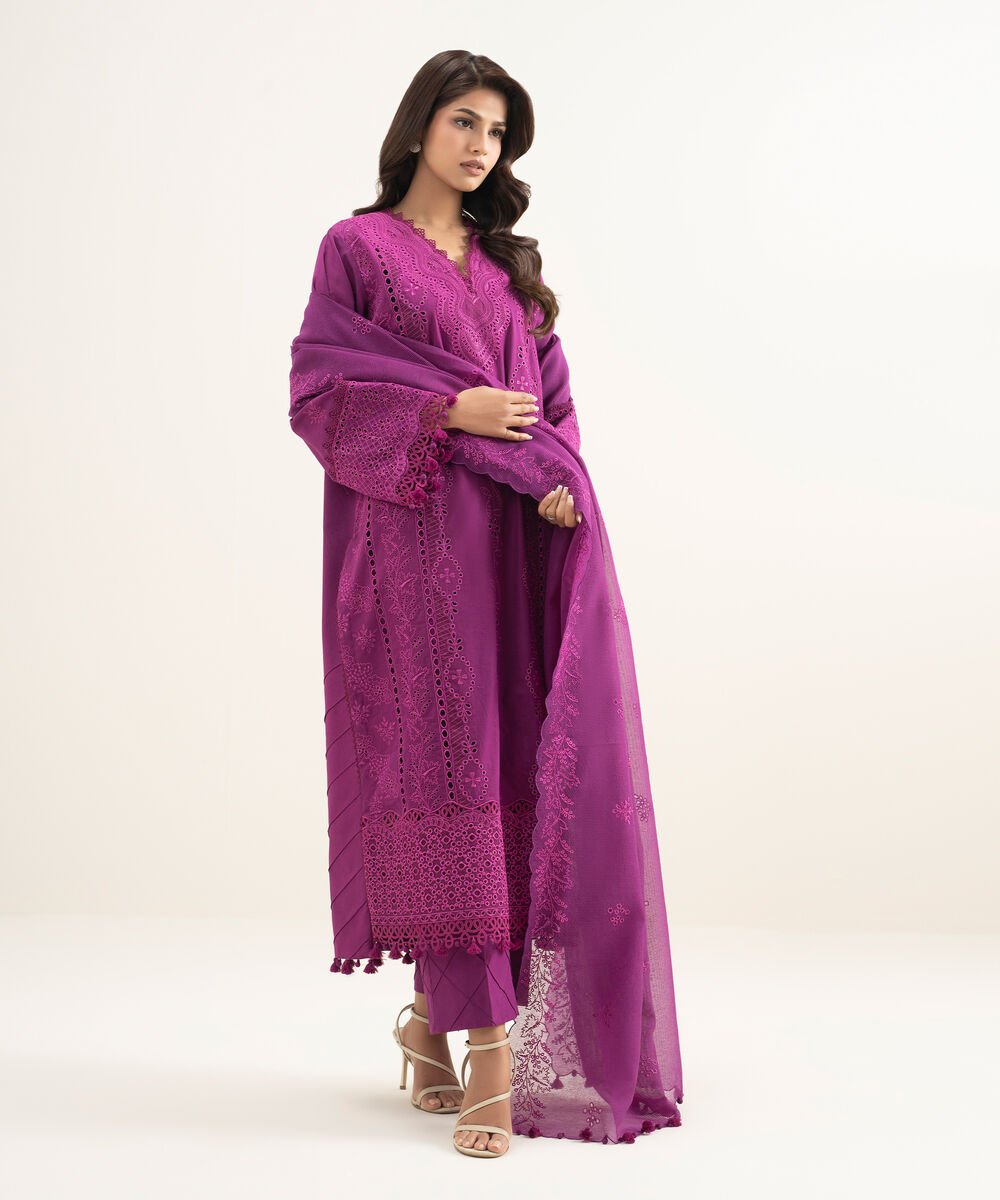 3 Piece - Embroidered Lawn Suit