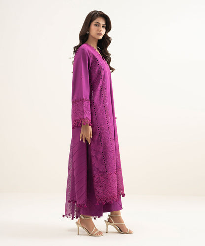 3 Piece - Embroidered Lawn Suit
