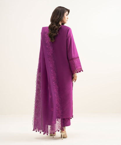 3 Piece - Embroidered Lawn Suit