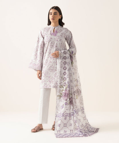 3 Piece - Printed Lawn Suit