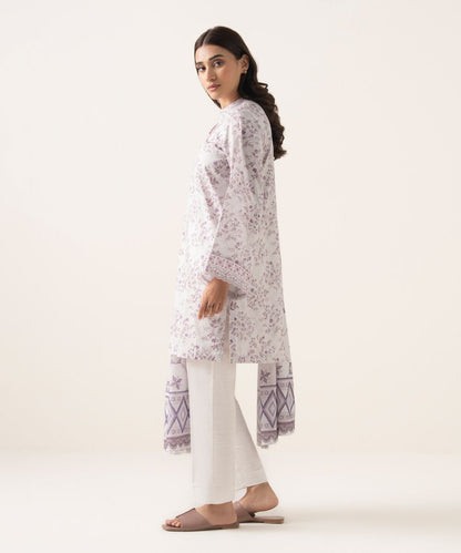 3 Piece - Printed Lawn Suit