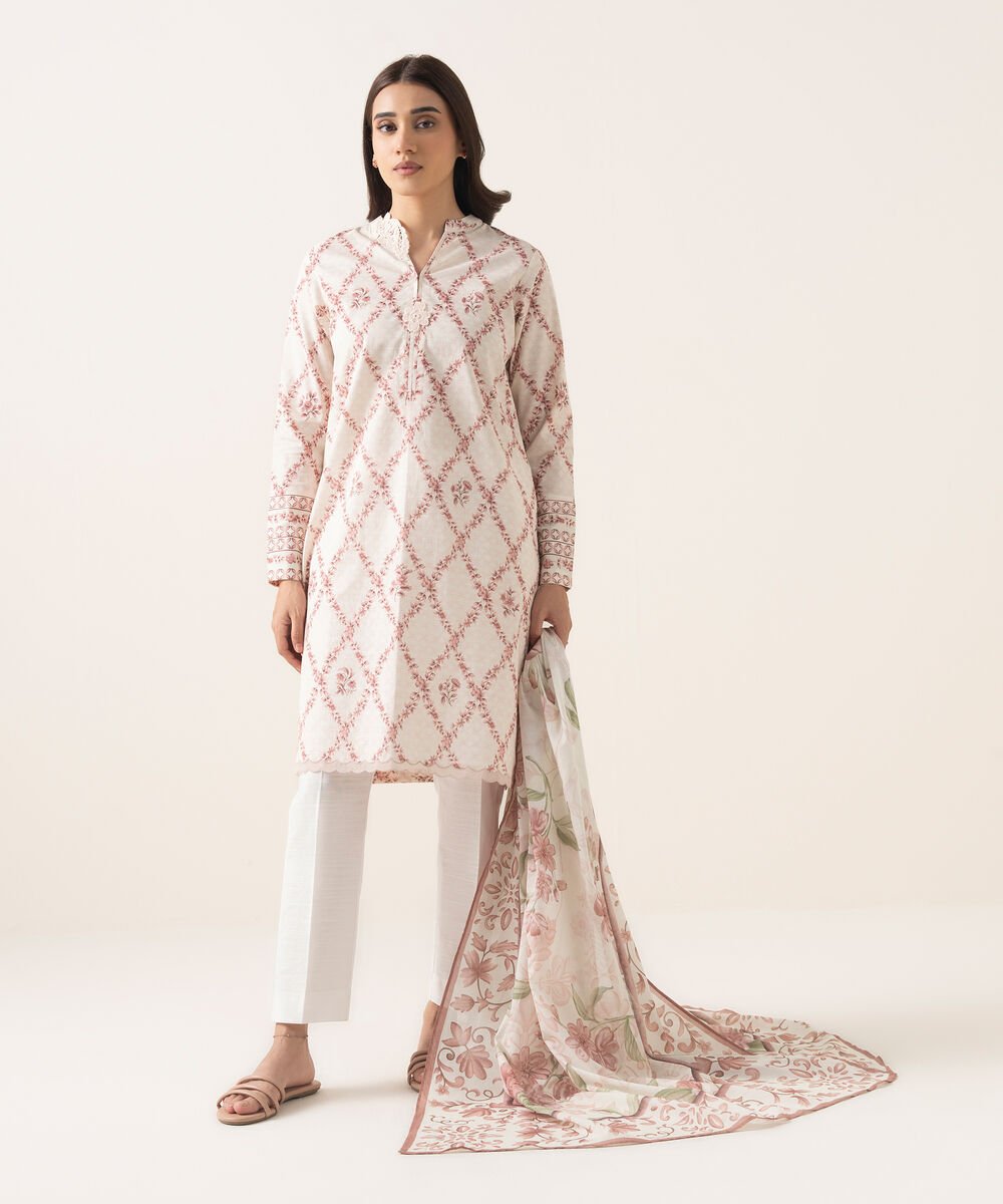 3 Piece - Printed Lawn Suit
