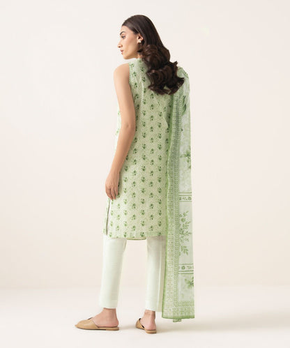 3 Piece - Printed Lawn Suit