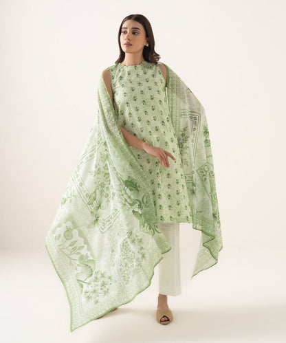3 Piece - Printed Lawn Suit