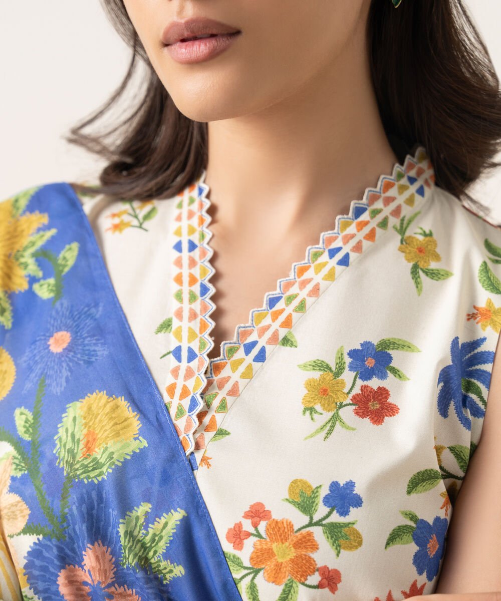 3 Piece - Printed Lawn Suit