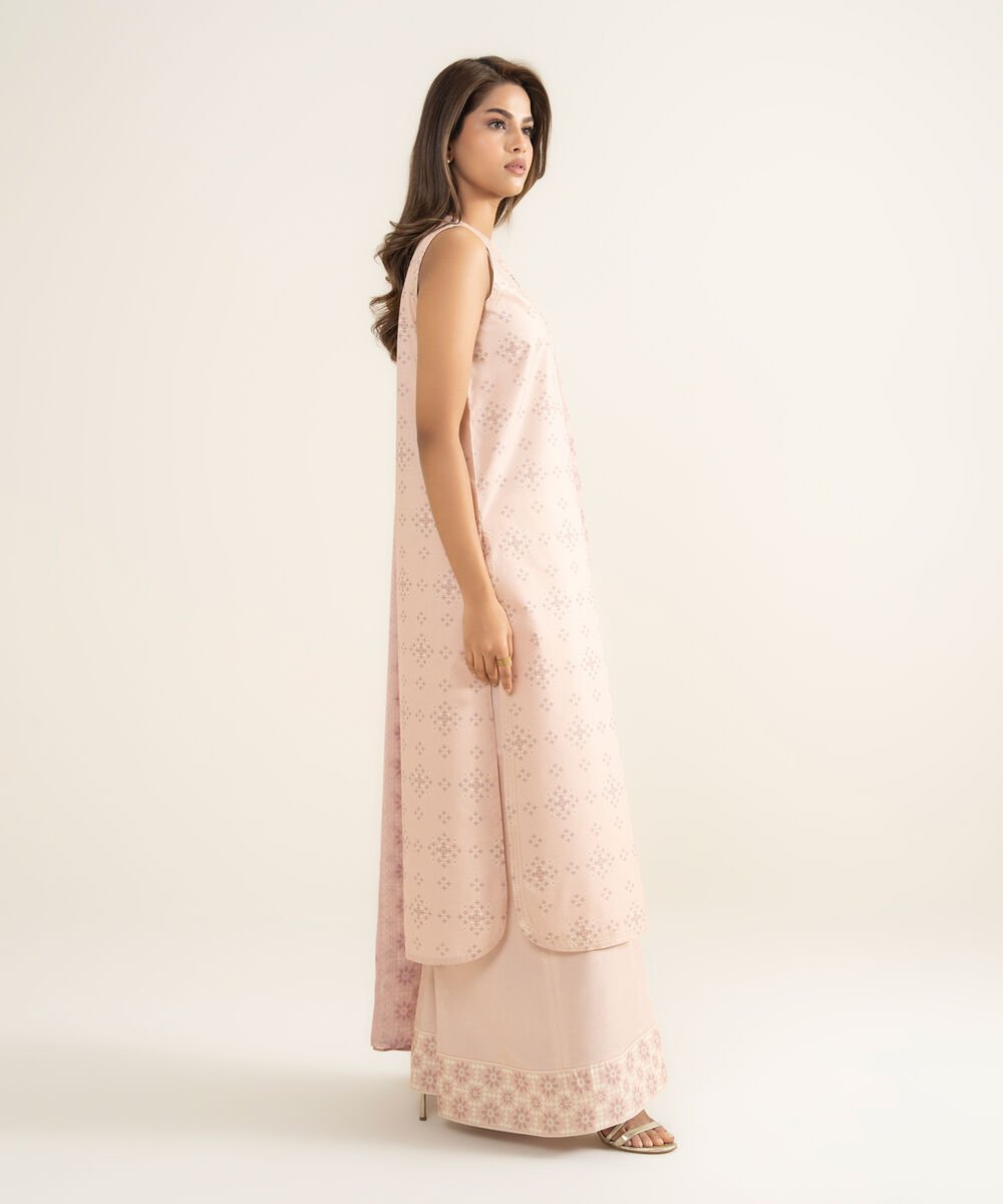 3 Piece - Printed Zari Lawn Suit