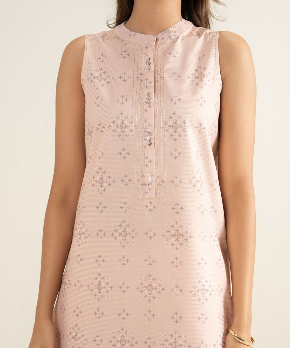 3 Piece - Printed Zari Lawn Suit