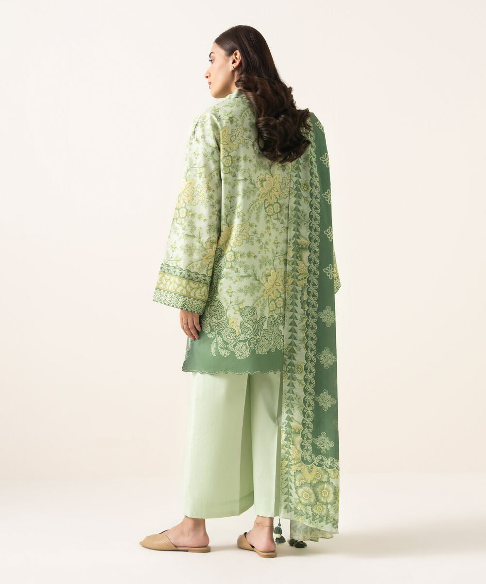 3 Piece - Printed Lawn Suit