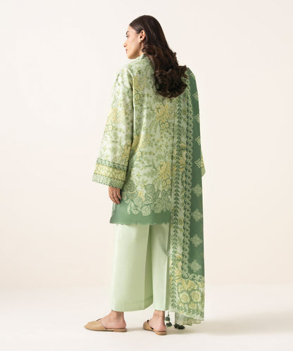 3 Piece - Printed Lawn Suit