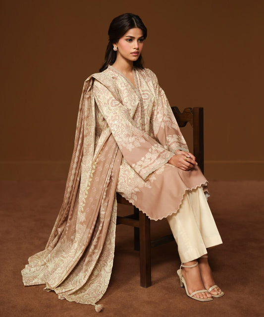 3 Piece - Printed Lawn Suit