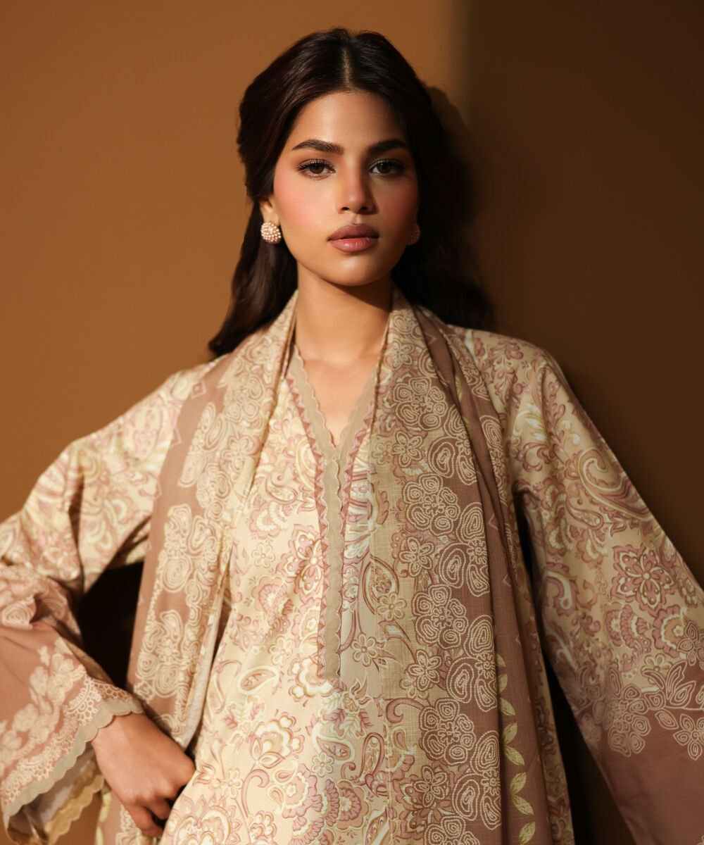 3 Piece - Printed Lawn Suit