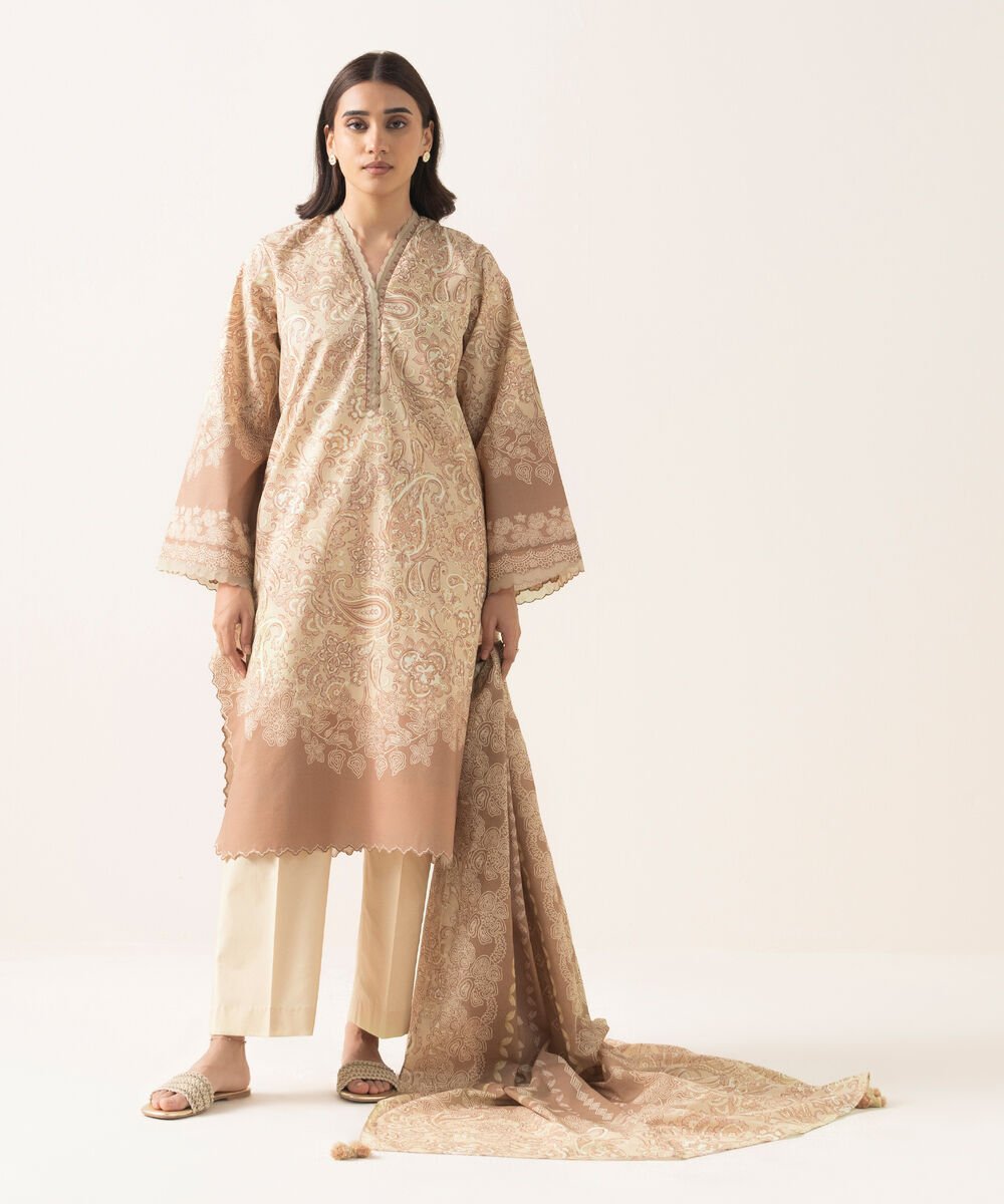 3 Piece - Printed Lawn Suit