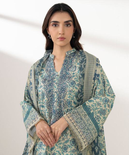 3 Piece - Embroidered Lawn Suit