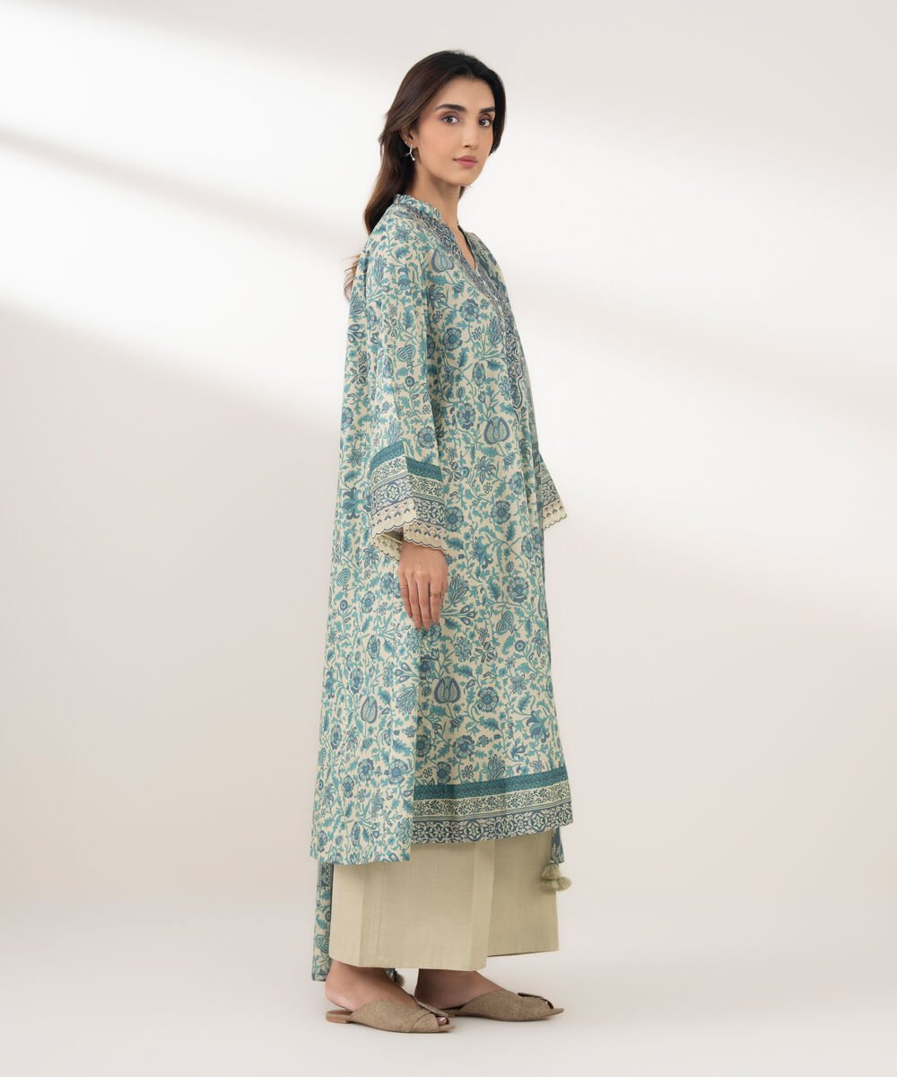 3 Piece - Embroidered Lawn Suit
