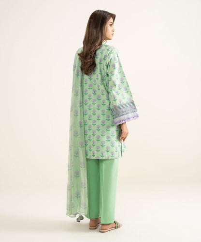 3 Piece - Embroidered Lawn Suit