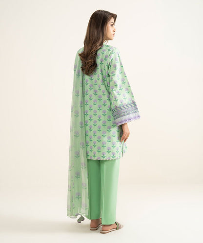 3 Piece - Embroidered Lawn Suit