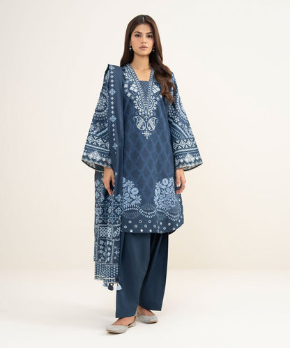 3 Piece - Embroidered Lawn Suit